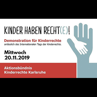 Flyer für Kinderrechtedemo 2019
